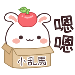 嬌嬌兔姓名貼_小乱馬專用