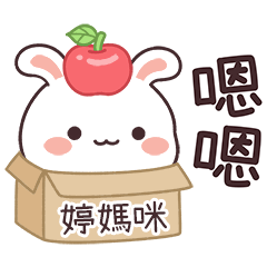 嬌嬌兔姓名貼_婷媽咪專用