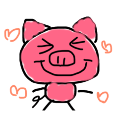 Nice pink pig