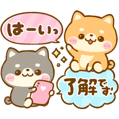 大人可愛い♡豆柴日和 - LINE スタンプ | LINE STORE 大人可愛い♡豆柴日和 - LINE スタンプ | LINE STORE