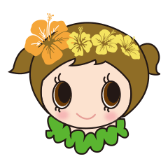 Cutie Hula girl Sticker
