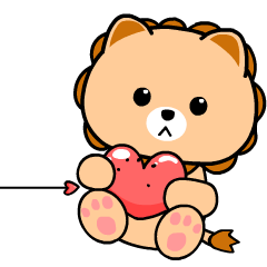 Cute lion : Animated