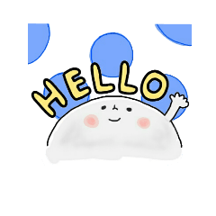 灰(Yes),私の日常スタンプ。