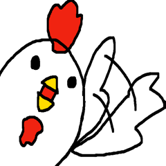 パラパラ動くにわとりとひよこ 文字なし Line スタンプ Line Store