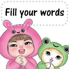 Message Stickers (Maxy3) English ver.