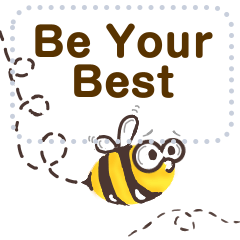 [Message sticker] Happy Bee