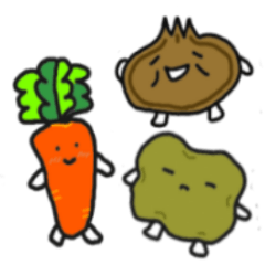 fruit and vegetables Sticker