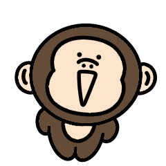 Meaningless surreal mini monkey