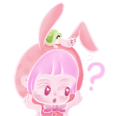 Pink Monster Rabbit