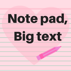 Note Pad Sticker (Eng.)