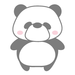 Panda's Pankun sticker(simple)