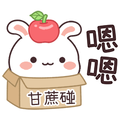 嬌嬌兔姓名貼_甘蔗碰專用
