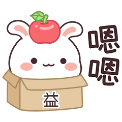 嬌嬌兔姓名貼_益專用