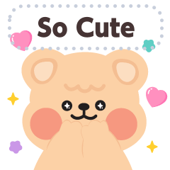 Muffin Bear : Message Stickers 3 Ver.Eng