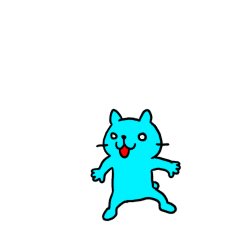 Cat Wrestler Animation Sticker