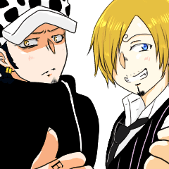 One Piece サンジとローのスタンプ Line スタンプ Line Store One Piece サンジとローのスタンプ Line スタンプ Line Store