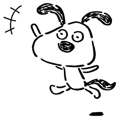 シンプルタッチ 犬のバウピー Line スタンプ Line Store シンプルタッチ 犬のバウピー Line スタンプ Line Store