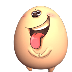 Funny and lovable :eggmoni