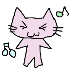 SWEET CAT STICKER 1