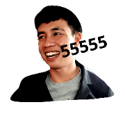 The man in sticker