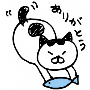 funny cat sticker 2