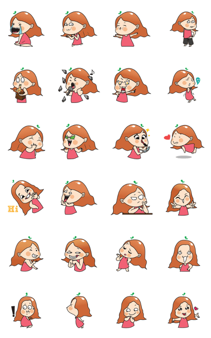 Funny Orange Hair
