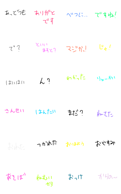 Japanese word I