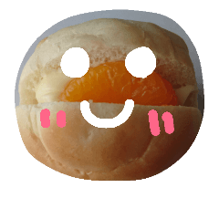 Add a face to the picture of bread 2
