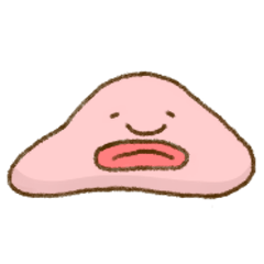 Lazy but cute and useful blobfish