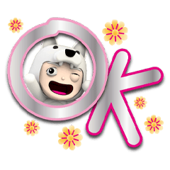 汪汪柴白金大字貼