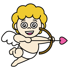 Glittering! Cupid of love