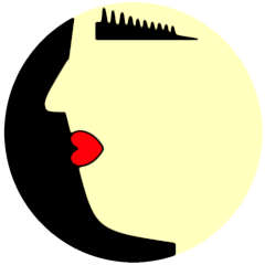 Japanese woman Round Sticker