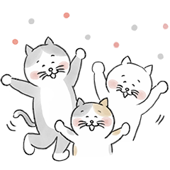 hokuohkurashi's cat stickers