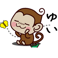 Monkey Sticker (Yui)