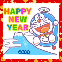 Custom Doraemon New Year's Gift Stickers
