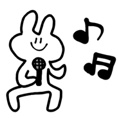 free rabbit sticker2