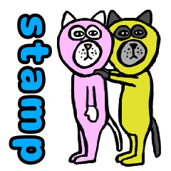 cat & cat sticker version.
