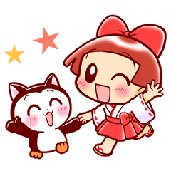 Huku-chan  howanya happy sticker