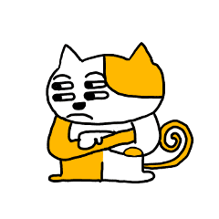 Fourth eyes cat  animation sticker