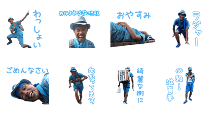 BIWAKOMAN'S Sticker