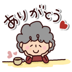 Gentle grandma's daily message