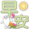 Cute seal-practical daily greetings