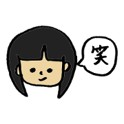 Sticker that can be used by black hair Sticker that can be used by black hair