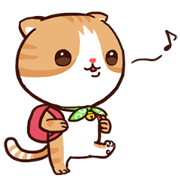 Lovely Scottish Fold Sticker