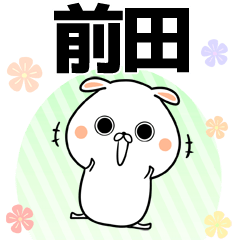Maeda Name Sticker