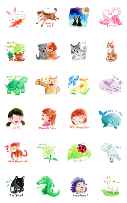 Watercolor Animals Watercolor Animals