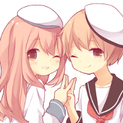 Sailor girl and boy