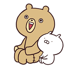 Teddy Bear And Usamaru 2 Line Stickers Line Store