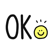 simple big word sticker