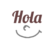 Simple sticker in Spanish *Saludos